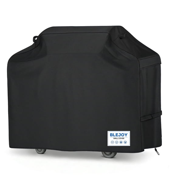 BLEJOY Gas Grill Cover 58 Inch, Heavy Duty Waterproof BBQ Cover for Outdoor Grill, Fits up to 56" Width, Anti-UV, Rip & Fade Resistant