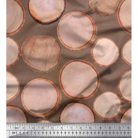 Soimoi Cotton Duck Fabric Shells Ocean Fabric Prints By Yard 42 Inch Wide