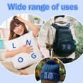 thumbnail image 7 of Scheam 72 Pcs Blue Varsity Iron-on Letters Alphabet A-Z Embroidered Patches Embroidered Numbers 0-9 Applique DIY Crafts Sewing Repair Patches for Clothing Hats Shoes Bags, 7 of 7
