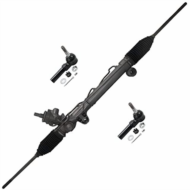 Detroit Axle - Rack and Pinion Kit for Buick Century LaCrosse Regal Chevy Impala Monte Carlo Grand Prix, 1 Power Steering Rack & Pinion Assembly 2 Front Outer Tie Rod Ends Replacement