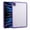 Purple, variant on Decase Transparent Tablet Case for iPad 6th/5th Generation Cases 9.7 inch 2018/2017,Slim, Shockproof & Lightweight Protective Cover,Scratch-Resistant,Hybrid PC+TPU Clear Rugged Tablet Cover,Clear