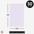 thumbnail image 7 of 8.5 x 14” Orchid Pastel Color Paper – Great for Cards and Stationery Printing | Legal, Menu Size | Lightweight 20lb Paper | 50 Sheets, 7 of 7