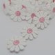 thumbnail image 3 of 1 yarda, 25 mm, aplique de margarita, encaje, flor, adorno de costura, artesanía para decoración de muñecas de vestir Rosado Baoblaze Ajuste del cordón de la flor, 3 of 8