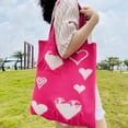 thumbnail image 2 of Kukuzhu Crochet Tote Bag Aesthetic Tote Bag Aesthetic Y2k Tote Bag Aesthetic Y2k Cute Tote Bags Aesthetic, 2 of 6