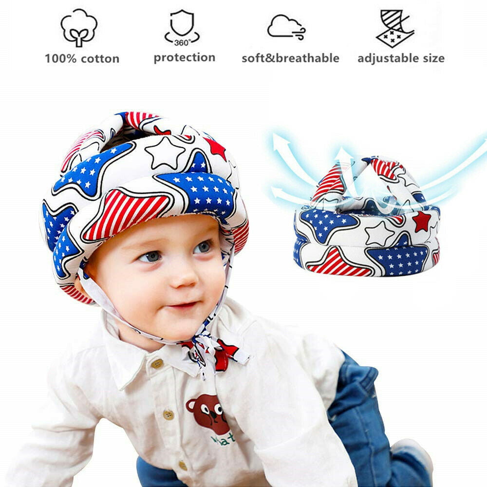 Soft Baby Safety  Anti-Collision Protective Walk  Boys Girls Hat Supplies