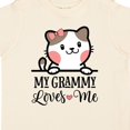 thumbnail image 4 of Inktastic My Grammy Loves Me Girls Granddaughter Kitten Girls Toddler T-Shirt, 4 of 5