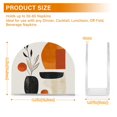 thumbnail image 4 of Yayeee Napkin Holder for Table Set of 2 Kitchen Paper Tissue Organization, White Abstract Shapes, 4 of 8