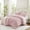 Pink#2, variant on Bed In A Bag, 3PCS King Comforter Set, Purple Cotton Bedding Set,Microfiber Bed Sheet Set, Household Supplies & Décor Bedding Bedding Sets