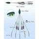 thumbnail image 2 of 3X Aparejos de Paraguas de para Pesca de Pescadores de Bajo, Kit de Aparejos de SeñUelos de Natación de Pesca de Agua Dulce, Azul, 2 of 5