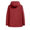 thumbnail image 3 of Men's Casual Hooded Jacket, Red, Size XL (190), 3 of 4