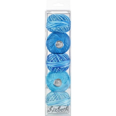 - Handy Hands Lizbeth Specialty Pack Cordonnet Cotton Size 10-Turquoise Twist 5/Pkg