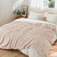 thumbnail image 6 of U by Bedsure Crystal Pink Fleece Throw Blanket for Couch - Super Soft Cozy Blankets for Women, Girls, 50x60 inches, 6 of 6
