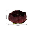 thumbnail image 3 of Efavormart 10 Pack - 3" Burgundy Silk Peony Flower Heads, Artificial Peonies For Flower Arrangement - DIY, Wedding Ceremonies, Bridal Bouquets, Table Centerpieces, Parties, Flower Wreath, 3 of 11