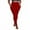 Red, variant on Plus Size Leggings with Pockets for Women - Stretchy High Waisted Tummy Control Soft Running Workout Yoga Pants