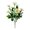 White, variant on CaiTeLin Outdoor Artificial Daisy Flower Bouquets, UV Resistant Faux Silk Daisy Bloom Bunches, Weatherproof Floral Filler for Outside Planter, Porch Pot, Home Patio Decor Use