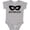 AC-Heather Grey, variant on Inktastic Sidekick Kids Superhero Mask Boys or Girls Baby Bodysuit