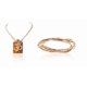 thumbnail image 1 of Kamada Combination of Om Namah Shivay Tulsi (Basil) Pendant mala and exquisite Tulsi (basil) mala,Spritual Pendant Necklace for Women and Men, 1 of 5