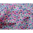 thumbnail image 4 of oneOone Silk Tabby Medium Blue2 Fabric Watercolor Floral Sewing Fabric By The Yard Printed Diy Clothing Sewing Supplies 42 Inch Wide, 4 of 4