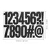 thumbnail image 2 of unbranded Stickers Autoadhesivos Negros De Letras Y Números Para Personalizar Álbumes Y Objetos, 2 of 6