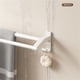 thumbnail image 3 of Toallero doble, toalleros for baño, colgador de toallas montado en la pared, 3 of 7