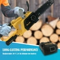 ZEGJAW 10inch Cordless Chainsaw with 20V Batteries, Wood Cutting and