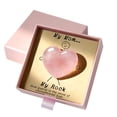 thumbnail image 4 of Mothers Day Gift for Mom– Rose Quartz Heart Pocket Hug, Natural Crystal Love Stone Keepsake with Message Card & Gift Box, Love Gift from Daughter Son(1PC), 4 of 7