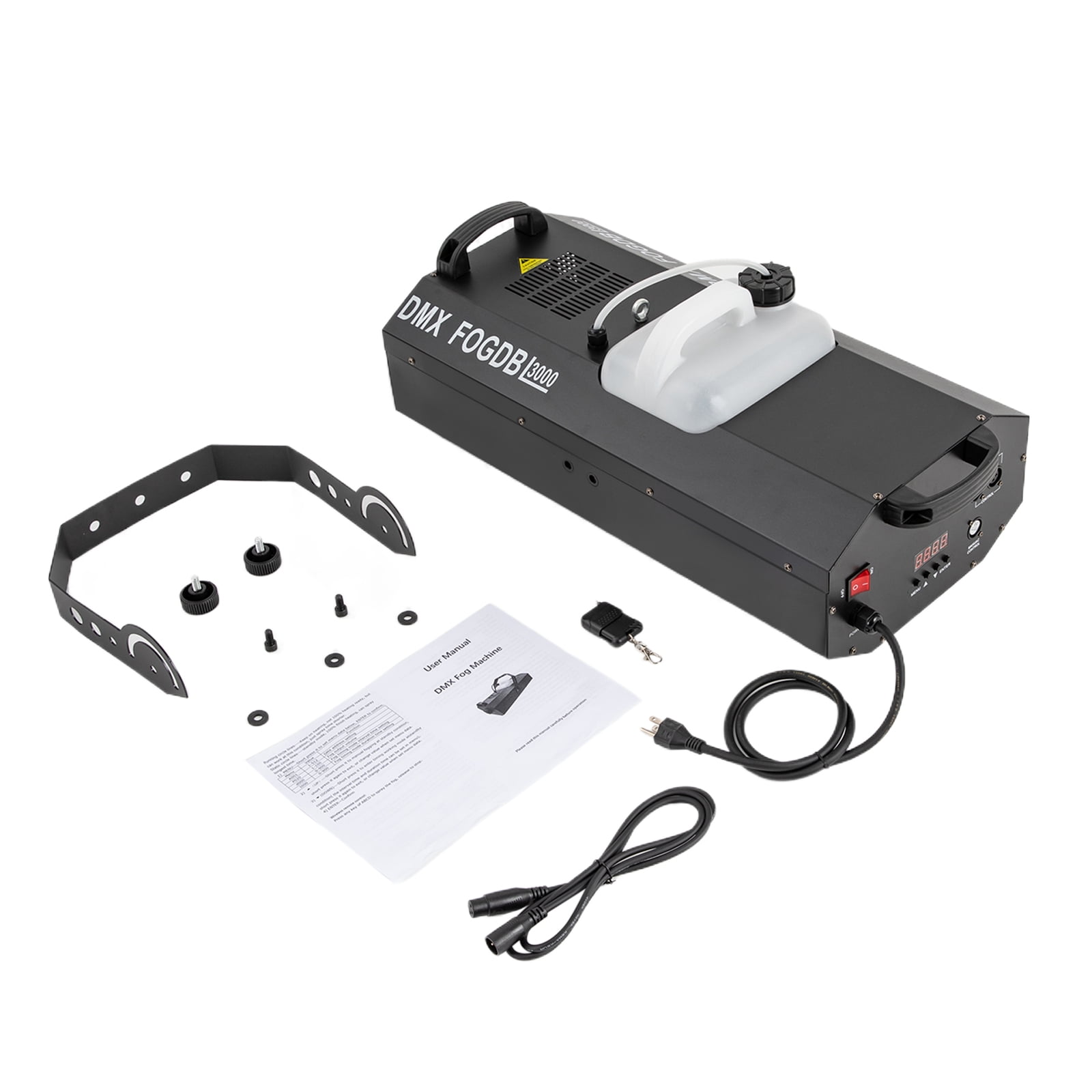 61*30*17.5cm Black Rectangular Halloween Fog Machine 30000CFM Fog DMX Stage Haze Machine Stages Ballrooms Bars