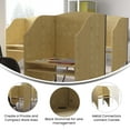 thumbnail image 4 of Flash Furniture Starter Study Carrel in Oak Finish, 4 of 11