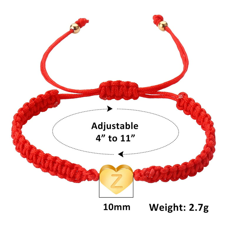 yuehao accessories bracelets personalized 26 initial bracelet gold