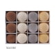 thumbnail image 3 of Set de 12 adornos navideños cubiertos de terciopelo | Bolas decorativas de plástico a prueba de fracturas de 6 cm | Decoraciones multicolores para árboles navideños | Decoración ligera y elegante, 3 of 6
