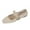 Beige 1, variant on Wensltd Square Toes Low Cut Flat Shoe for Women Breathable Comfortable Versatile Fashion Casual Dance Shoes