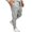 Grey, variant on Men's Solid Zipper Elastic Waist Pencil Pants Trousers Navy M