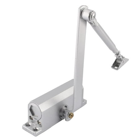 YOSOO 60-80kg Heavy Duty Aluminum Commercial Door Closer Overhead Fire Rated Door Closer Two Independent Valves Control Sweep for Residential/Commercial