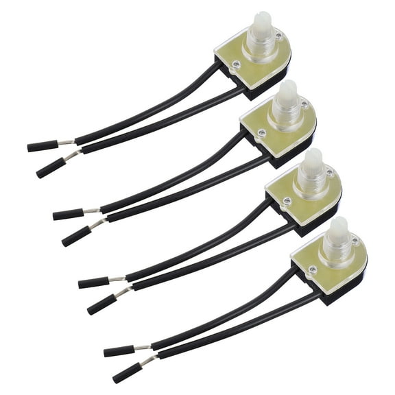 unbranded 4 Pcs Voltage Wall Light Rotary Switch Light Switch Dimmer Knob 8X3X2CM