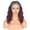 Black To Red, variant on Black Headband Wigs With Brown Highlights For Women 14 Inch Wavy Heat Resistant Synthetic Soft Light Natural Looking Hair Replacement Wigs