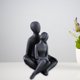 thumbnail image 4 of Figura de pareja, adorno de escritorio, colección de cerámica, escultura de amantes para dormitorio Estilo C, 4 of 8