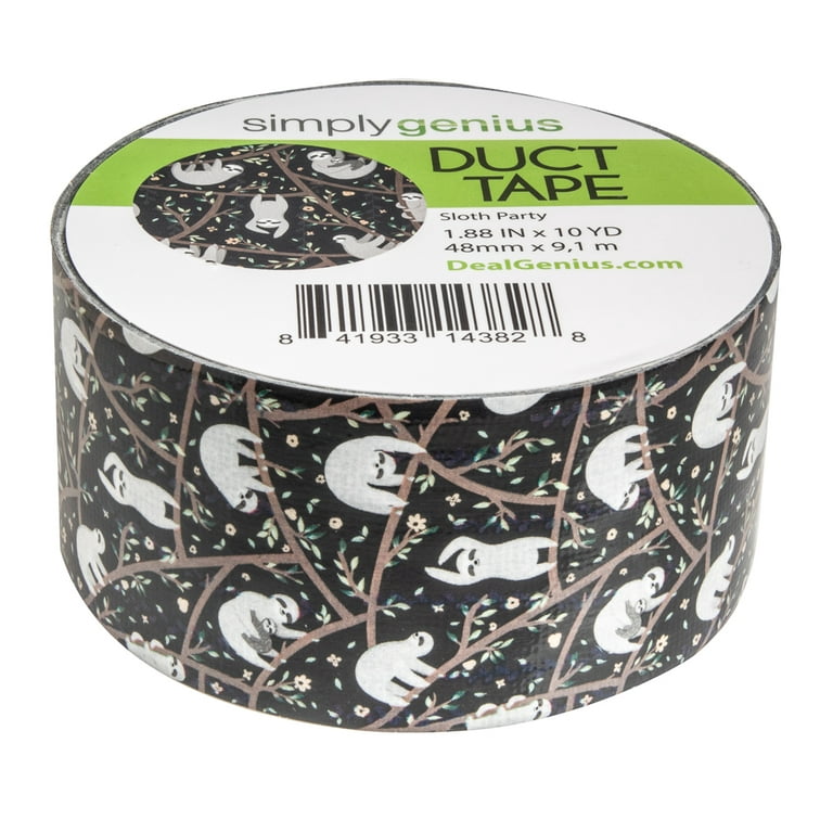 Simply Genius Craft Duct Tape Roll with Colors and Patterns, Solid Green