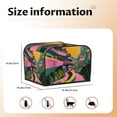 thumbnail image 5 of Lsque Retro Futuristic Landscape Print 4 Slice Toaster Cover , Kitchen Appliance Dustproof Protector , Toaster Protector Dustproof Kitchen Appliance Cover, 5 of 7
