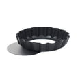 thumbnail image 2 of Quiche Pan Removable Bottom Non Stick Cake Mould Carbon Steel Bakeware Kits Baking Accessory Kitchen Supplies Cooking Tools Regular 4 inch, 2 of 9