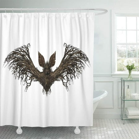 Pknmt Ghost Bat White As Creepy Scary Surreal Flying Winged