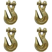 4 Pack G70 5/16" Clevis Grab Hook Tow Chain Hook Flatbed Truck Trailer Tie Down