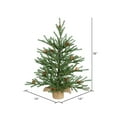 Vickerman 18" Caramel Pine Artificial Christmas Tree Unlit, Seasonal Indoor Home Decor with