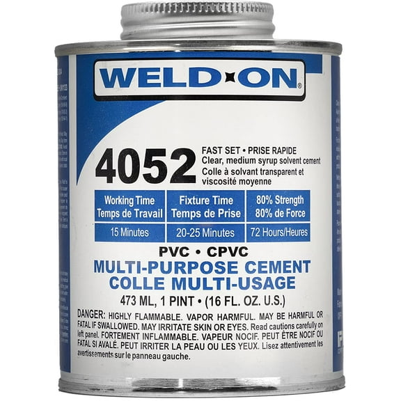 SCIGRIP Weld-On #4052 Adhesive, Pint and Weld-On Applicator Bottle with Needle