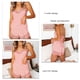 thumbnail image 4 of Mujeres pijama conjunto Encaje TRIM spaghetti Correa Tank Top Pantalones cortos transpirable verano ropa de dormir Kit, 4 of 5