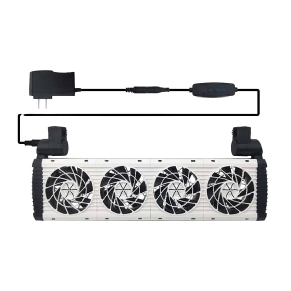 yotijay Aquarium Chiller Air Aquarium Cooling Fan for Reptiles Saltwater Dogs