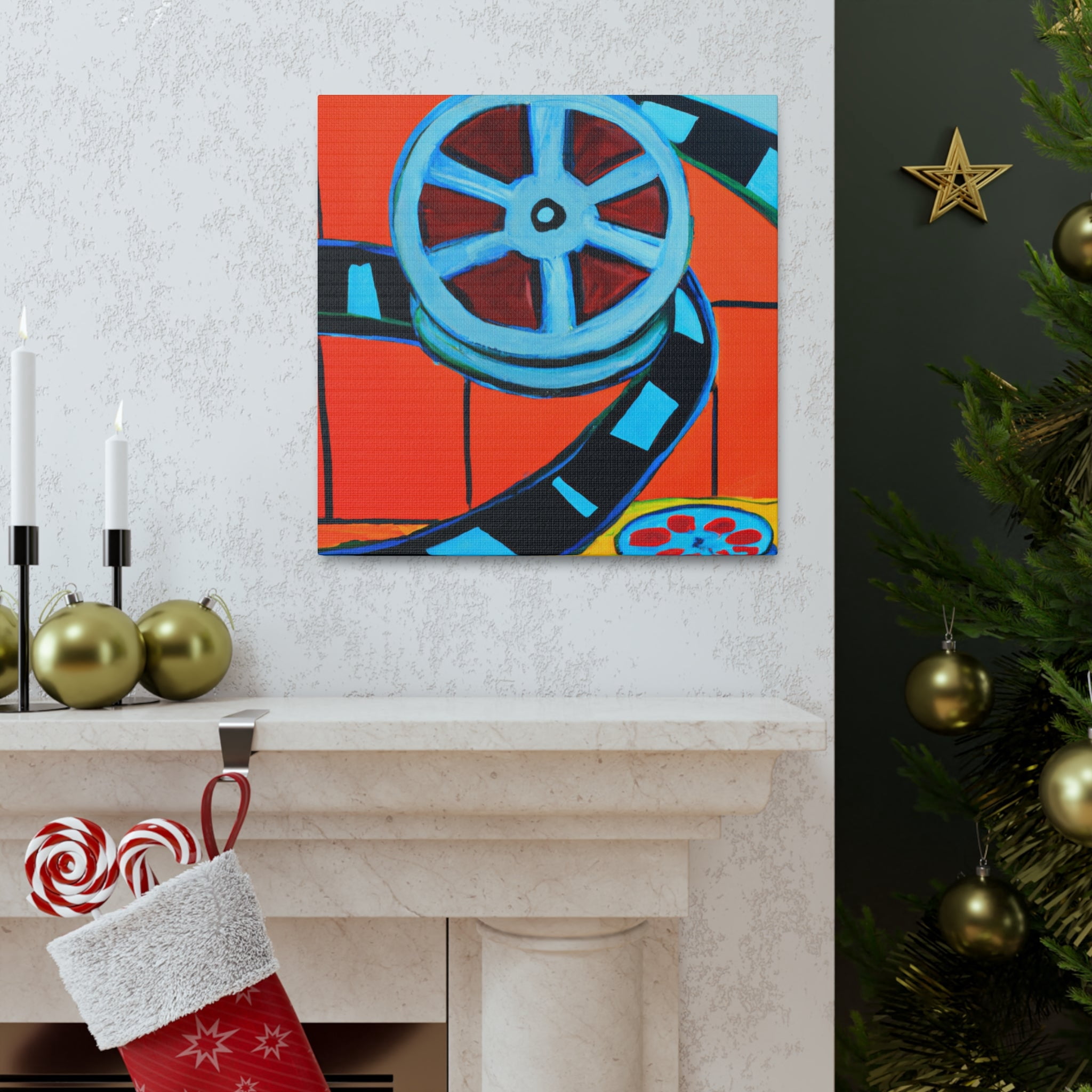 Movie Reel Reflection - Canvas