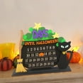 thumbnail image 6 of Wooden Countdown Halloween Coffin Calendar Holiday Party Countdown Ornament, 6 of 7