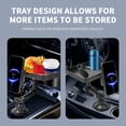 thumbnail image 4 of Car Cup Tray With Phone- 3 1 Detachable Food Table Tray With Solid Base - Expander - Road Trip Accessories Gadgets - Fits 3.9 Inch, 4 of 9
