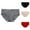 Black, variant on Fnooota Underwear Women, Briefs Low-Rise Seamless 100% Cotton Panties Breathable Light Comfort Stretchy Red ,XL