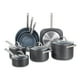 thumbnail image 1 of BLACK+DECKER Juego de Utensilios de Cocina de Aluminio Anodizado Duro de Cerámica de 12 Piezas, Juego de Ollas y Sartenes con Recubrimiento Antiadherente Cerámico, 1 of 6